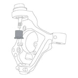 Automotive suspension knuckle with ball joint for Northstar 1 Degree Front Camber Adjustment Bushing Jeep JL