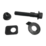 Black metal fastener set for Northstar 16mm Axis Alignment Camber Cam Bolt pair