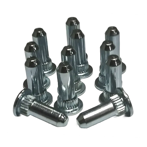 Shiny metal rivets on Northstar Alignment Cam Guide Pin for GM Truck