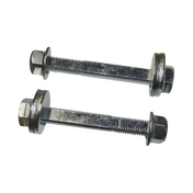 Silver cam bolt kit with washers and nuts for Dodge Truck pinion angle adjustment