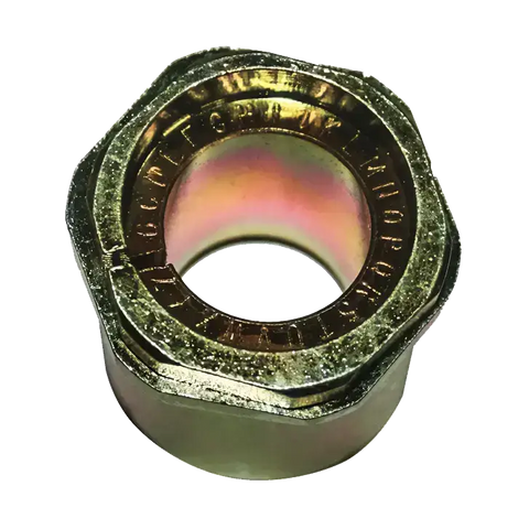 Gold-toned combination lock on Northstar Front Adjustable Bushing for Ford suspension
