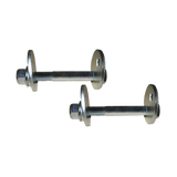 Silver cam bolts with washers for Northstar Front Camber/Caster adjustment on a 1997 Ford F-150