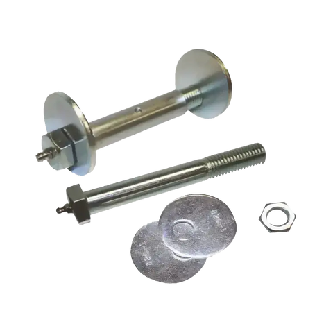 Metal bolts and washers for camber caster bolt kit on 2007+ Toyota Tundras