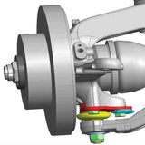 Northstar Front Lower Camber Adjustable Ball Joint for Promaster suspension assembly
