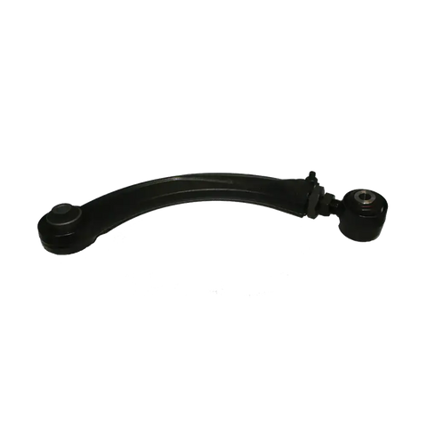 Curved black suspension control arm for Dodge and Jeep rear adjustable camber upgrade