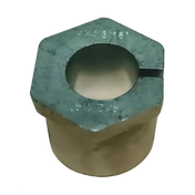 Hexagonal metal and rubber bushing for Northstar Xtra-Range Pinch Bolt Range Pinch Bolt Bushing