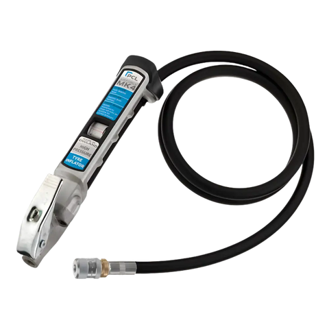 PCL AFG6H04 tire inflator black silver fiber optic connector with blue label