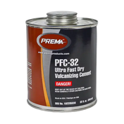 Can of Prema 32 oz Ultra-Fast Dry Vulcanizing Cement for heat vulcanization tasks