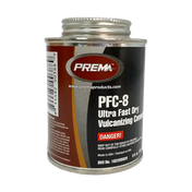 Prema PFC-32 Ultra-Fast Dry Vulcanizing Cement for sidewall cracks in a brush-top can