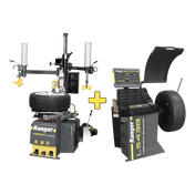 Ranger LS43B Laser Wheel Balancer & R980DP Dual-Assist Tire Changer set with R980XR tire changer and DST-2420 balancer