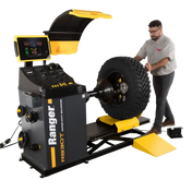 Heavy-duty tire balancing with Ranger RB30T digital truck wheel balancer and sturdy weight tray
