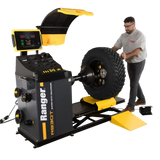 Heavy-duty tire balancing with Ranger RB30T digital truck wheel balancer and sturdy weight tray