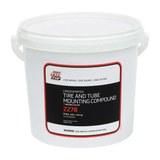 White bucket of Rema 2278 concentrated tire mounting compound for rubber tires