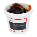 White bucket of Rema 2278 concentrated tire mounting compound for mounting rubber tires