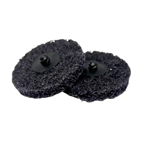 Rema 71525 black abrasive Roloc disc pack of 2 for adhesive removal