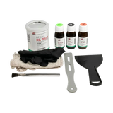 Resin repair kit with tools for conveyor belt repair Rema RG 7000 rema goo kit