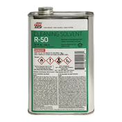 Metal can of Rema Tip Top R-50 Cleaning Solvent for hot splicing and conveyor belt repair