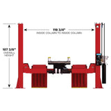 Rotary ARO22 HD 4-Post Alignment Lift 22K Open Front