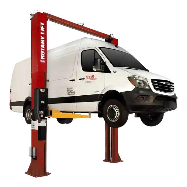 Rotary SPO16-AV Symmetric 2-Post Lift for Cargo Vans – All Tire Supply