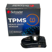 Schrader 53718 heavy-duty TPMS sensor, 433 MHz, clamp-in, relearn required