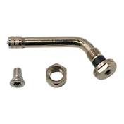 Shiny Schrader 57009 clamp-in TPMS valve stem for aluminum wheels