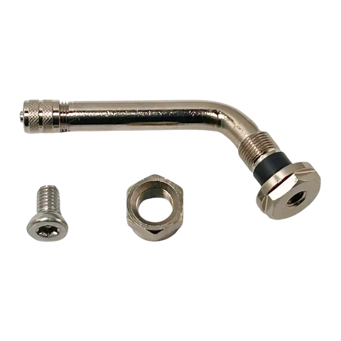 Shiny Schrader 57009 clamp-in TPMS valve stem for aluminum wheels