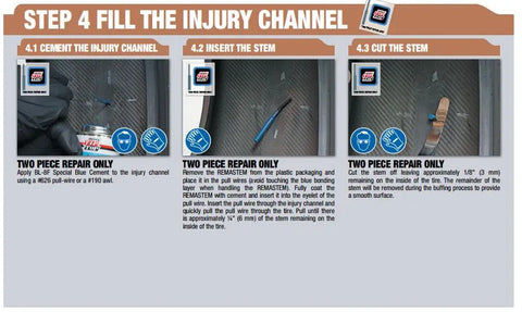 REMA Tip Top Nail Hole Repair Procedures For Passenger,
