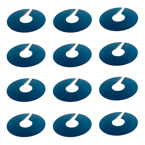 Blue circular cable markers for TSI Blade Sipper Machine or sipping machine use
