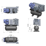 3-n-1 Compressor / Generator / Welder w/ Honda Engine -