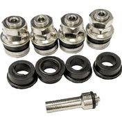 AA Flush Mount Chrome Valves (Set of 4) - Tire Valves