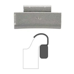PERFECT Motorcycle Style Coated Lead Wheel Weights - 1.25oz To 2.00oz Assortment