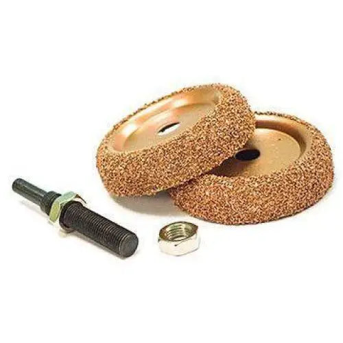 AA Two Cup Rasps Mounted Back to Back on Arbor – All Tire Supply