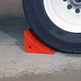 AME 15309 Urethane Wheel Chock Orange (Ea) - Shop Equipments