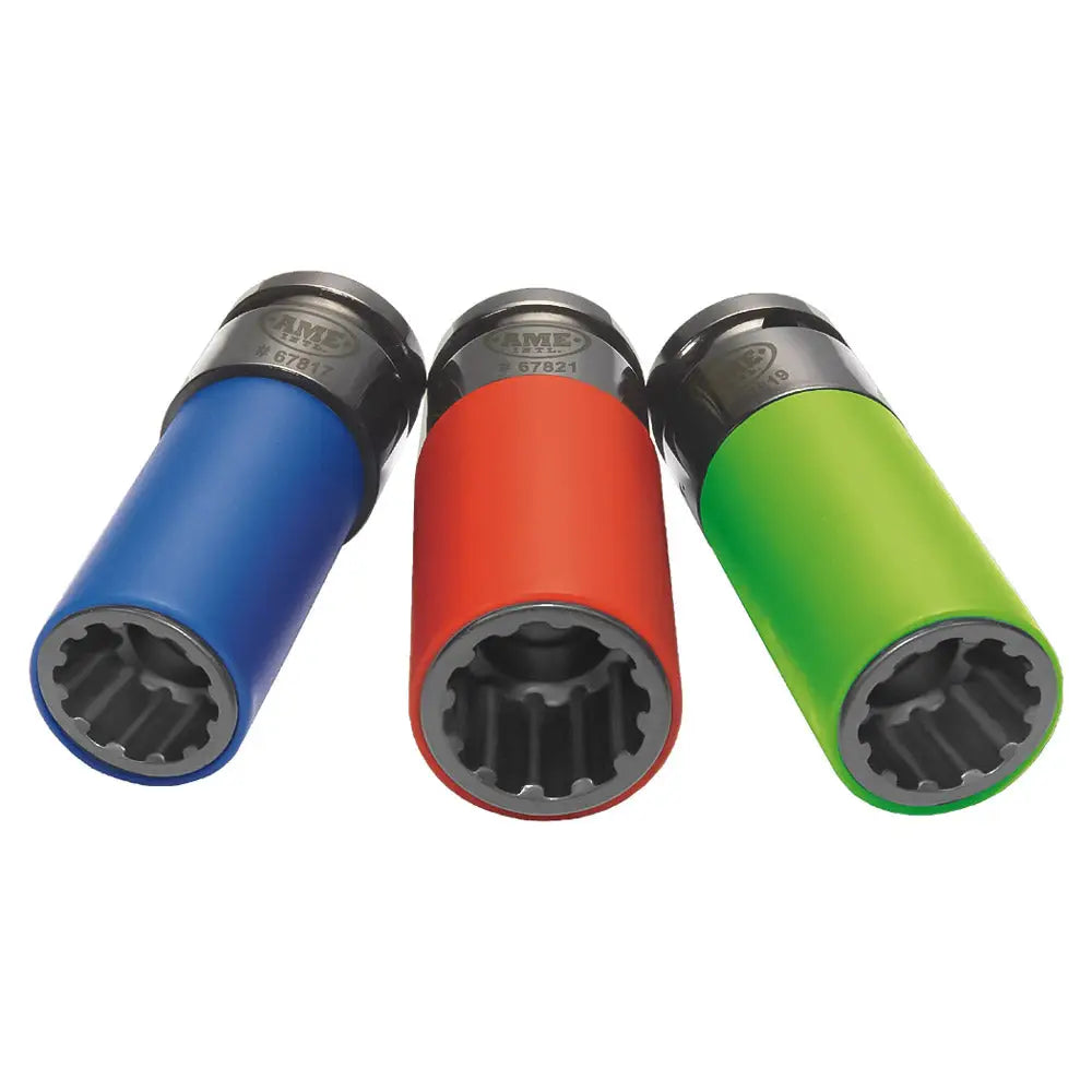 AME 67800 Damaged Nut Socket Set for 17mm, 19mm, 21mm – All Tire