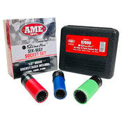 AME 67800 1/2 Drive Damaged Nut Socket Set for 17mm 19mm