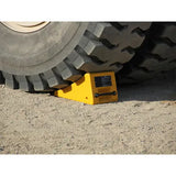 AME Yellow Poly. Wheel Chock w/ Handle for 47-165 - Shop