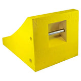 AME Yellow Urethane Wheel Chock 35-70 - 47 - 70 - Shop