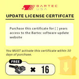 Bartec Software Update License for TPMS Tool w/ FREE Sensors