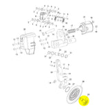 Corghi 4-106180 OEM Pin for Bead Breaker Disc - AM50 AM500