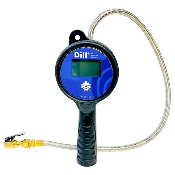 Dill 2ft Digital Inflator Gauge (170 PSI) Versatile Inflation All