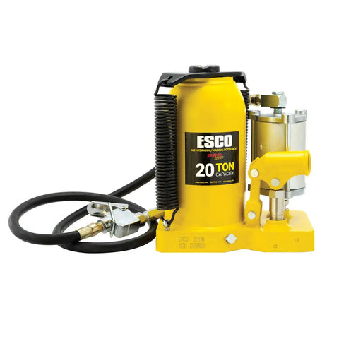 Esco 10381 Pro Series 20 Ton Air Hydraulic Bottle Jack -