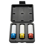 Esco 1/2 Dr. Extra Deep Metric Impact Socket Set (3pcs) -