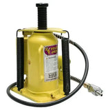 Esco Yellow Jackit 20 Ton Air/Manual Bottle Jack - Weld Base