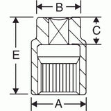 Impact Socket - GP Square Socket