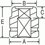 Impact Socket - GP Standard Square Socket