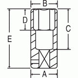 Impact Socket - GP 1/2 In Extra-Thin Wall Deep Socket