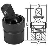 Impact Socket - GP 1/2 In X 1/2 In Drive Univeral Joint