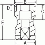 Impact Socket - GP Combination Deep Length Budd Impact Socket
