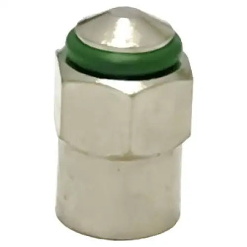Green Chrome Caps for Nitrogen Filled Tires (10/Bag) All Tire Supply