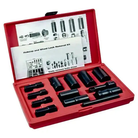 Ken-Tool 1/2 Dr. Wheel Lock Remover Kit (13 pcs) - 30171 -